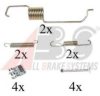 MAZDA 126079800 Accessory Kit, brake shoes